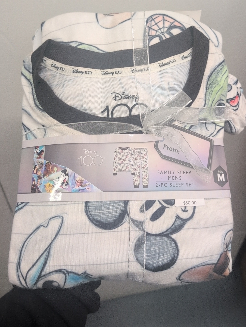 Disney 100 Mens 2pc Family Sleep Set Size M